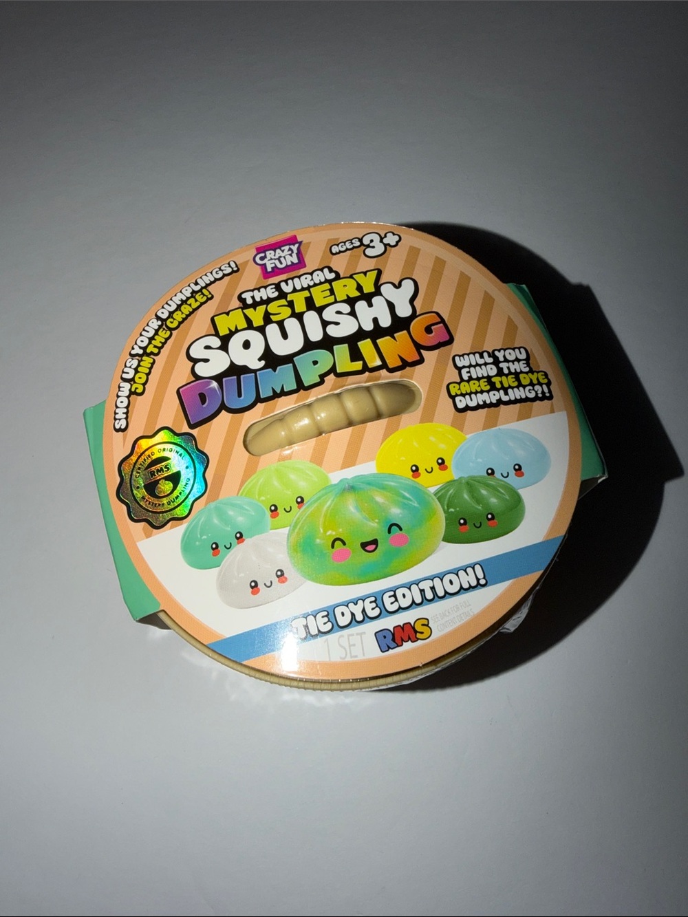 Crazy Fun Mystery Squishy Dumpling - Green Tie Dye